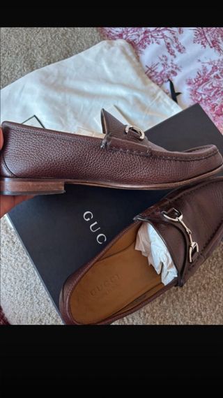 Mocasines Gucci Marrón Talla 43 (UK 9)