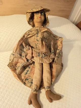 Muñeca antigua siglo XIX