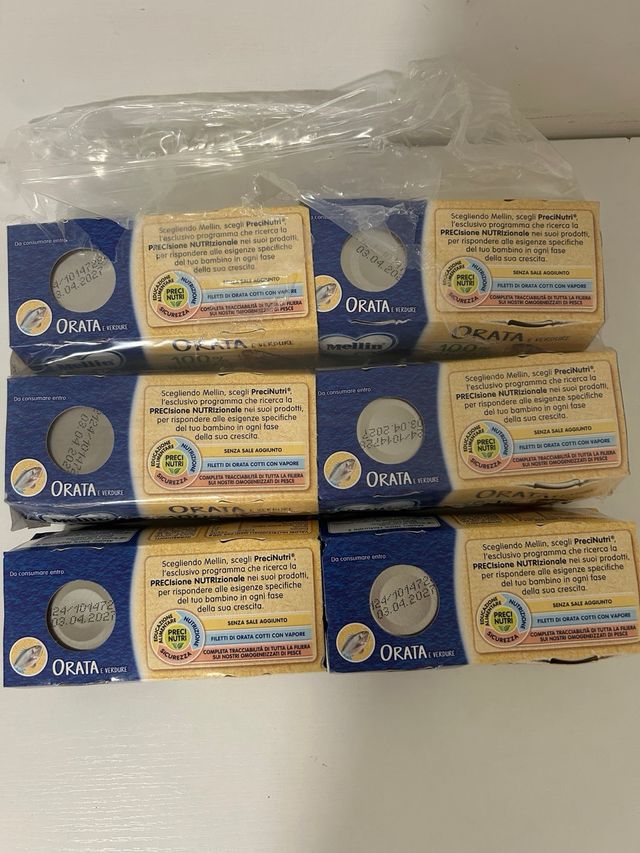 100 Omogeneizzati Mellin Carne e Pesce