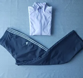 Conjunto Chándal Adidas Vintage Morado y negro 