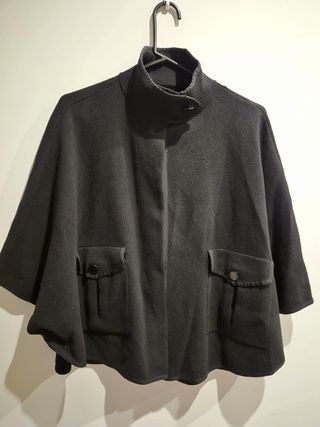 Chaqueta / Capa Negra Massimo Dutti