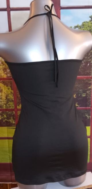 Abito aderente sexy con cut-out e catena - Tg. M