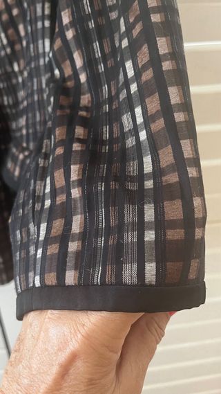 Chaqueta ADAGIO raso cuadros talla 46