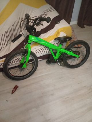 Bicicleta infantil verde