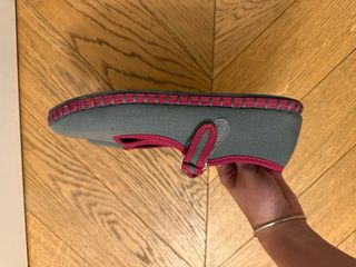 Bailarinas Merceditas Gris y Rosa