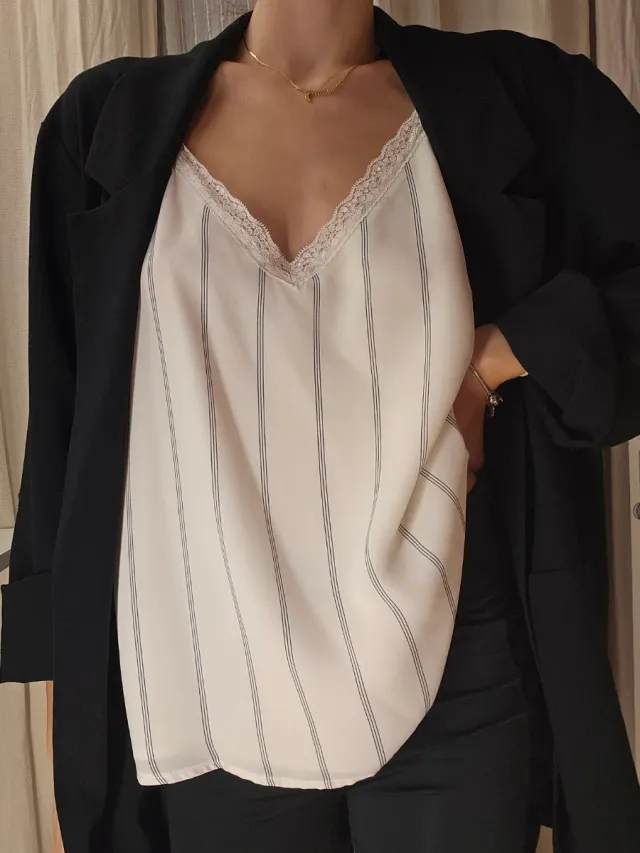 Blusa de tirantes elegante