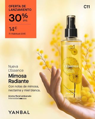 Yanbal L'Essence Mimosa Radiante Colonia