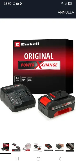 Einhell Power X-Change Kit 4.0 Ah