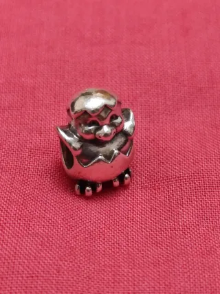 Charm Pollo Pandora ORIGINAL Plata