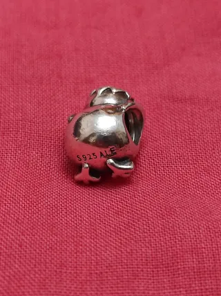 Charm Pollo Pandora ORIGINAL Plata