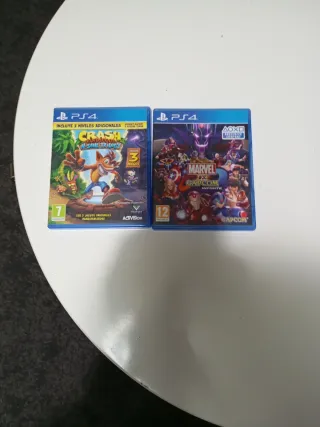 PS4: Crash Bandicoot y Marvel vs Capcom