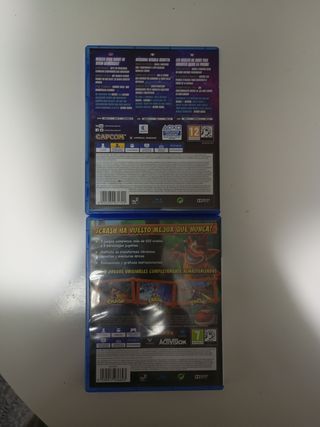 PS4: Crash Bandicoot y Marvel vs Capcom