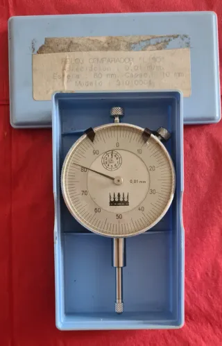 RELOJ COMPARADOR LISO CENTESIMAL