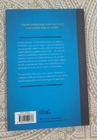 Wonder. El libro de preceptos del señor Browne ...