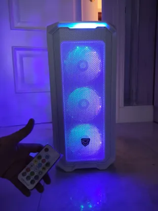 Ordenador de sobremesa con pantalla 

