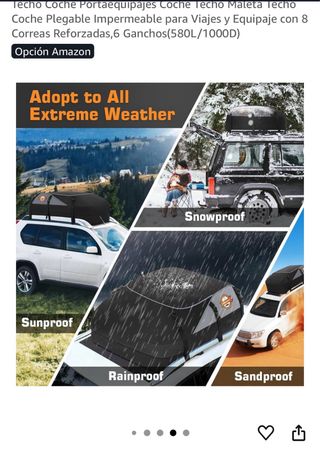 Cofre de techo Sailnovo impermeable