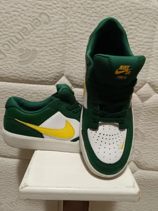 Zapatillas Nike SB Force 58 Verde/Blanco