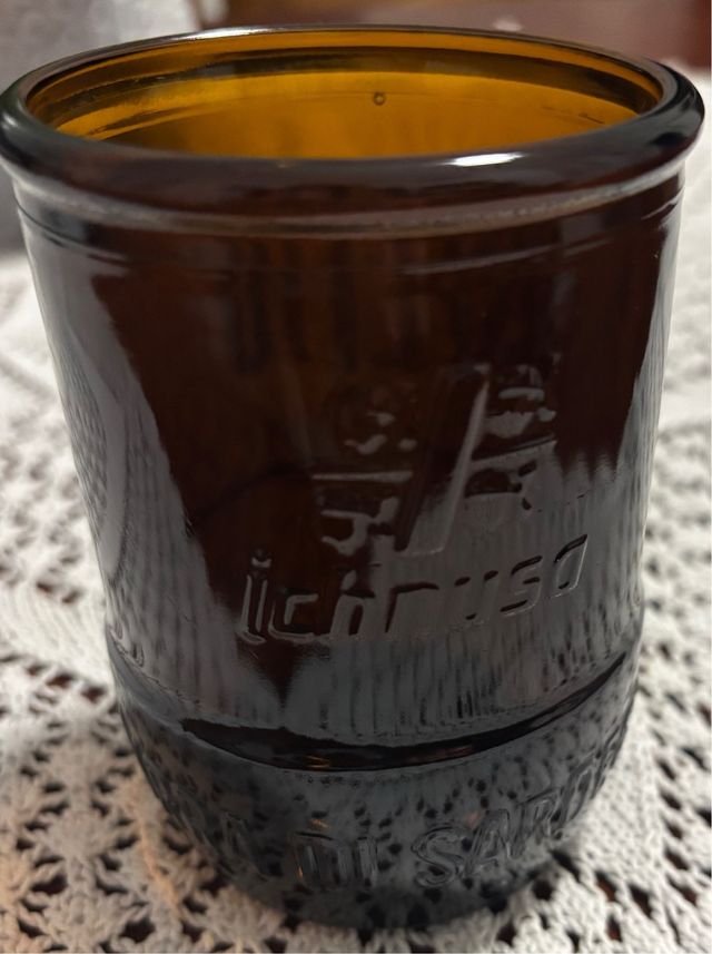 Coppia Bicchieri Hichnusa Ambra Nuovi