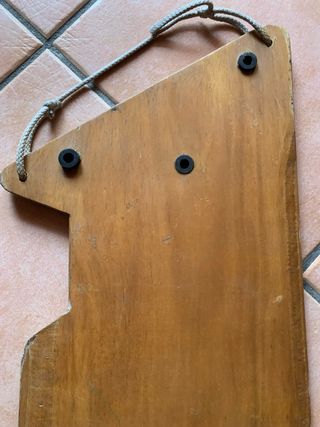 Pala timone teak verniciato