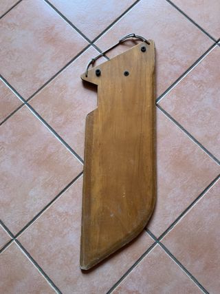 Pala timone teak verniciato