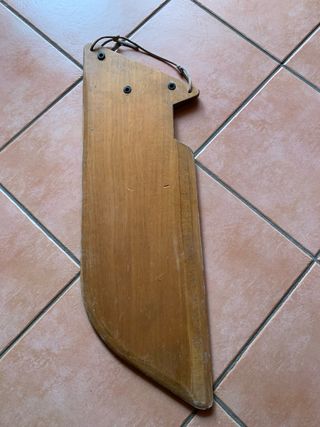 Pala timone teak verniciato