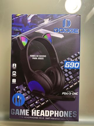 Cascos Gamer G90 Dodge Gato PS4/X-ONE
