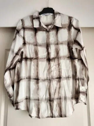 Camisa Gasa Lefties Talla L Cuadros