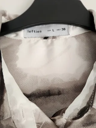 Camisa Gasa Lefties Talla L Cuadros