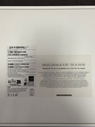 Cajas Apple MacBook Air y MacBook Pro