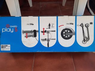 Patinete infantil Oxelo Play5 azul y rojo