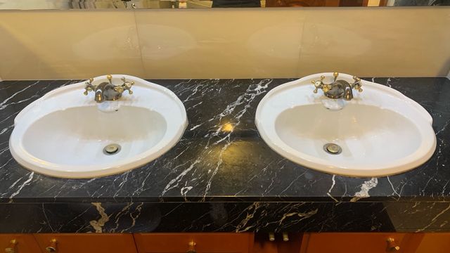 Lavabos Grecia de Sanitana de Porcelana y Mármol