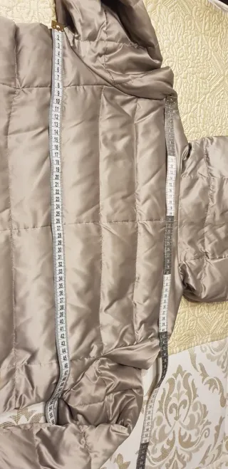 Plumas reversible beige Sintesis