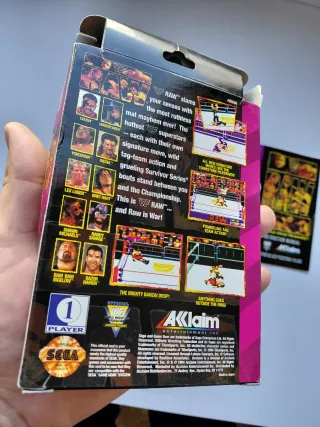 WWF Wrestling Game Gear Sega