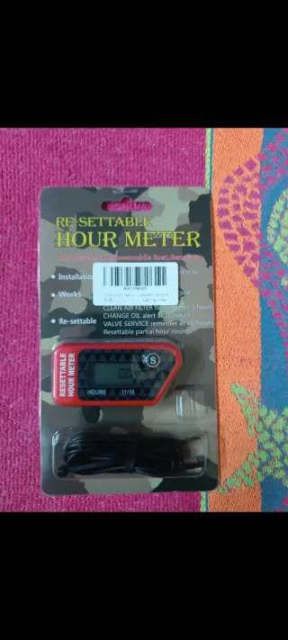 Marcador Horas Re-settable Hour Meter