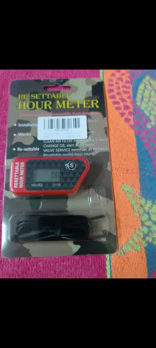 Marcador Horas Re-settable Hour Meter