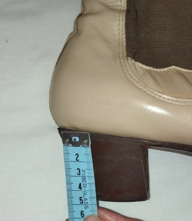 Botas flamencas hombre beige