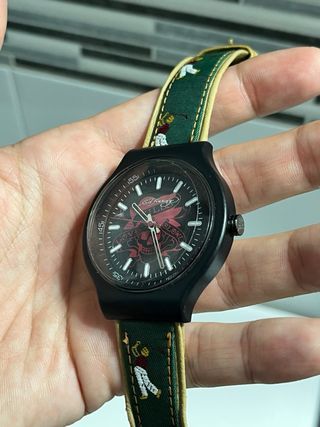 Reloj Ed Hardy Calavera Negro y Verde