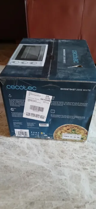 Horno Cecotec 23 l Bake&Toast 2300W sin desembalar