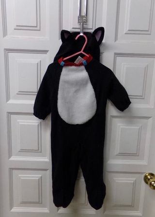 Disfraz de gato negro para bebé
