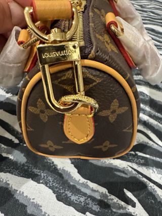 Borsa Louis Vuitton Mini Marrone Oro