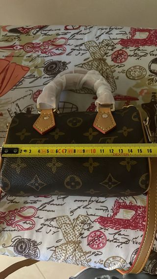 Borsa Louis Vuitton Mini Marrone Oro
