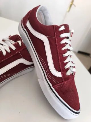 Zapatillas Vans Rojas Talla 42