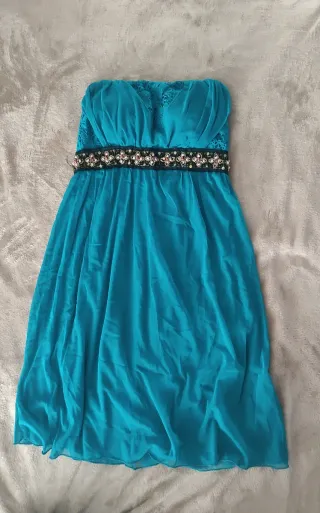 Vestido de fiesta azul talla M