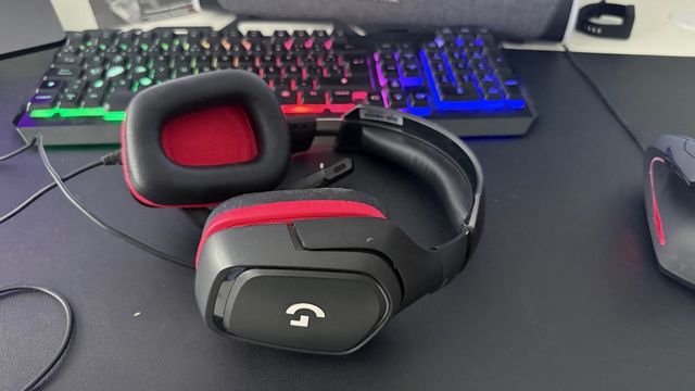 Cascos Gaming Logitech G332 Cable Micrófono