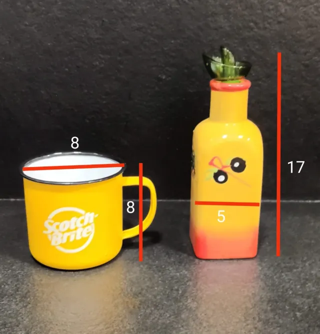 Lote Aceitera y Vaso