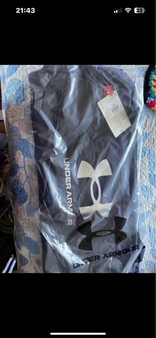 Bolsa de viaje o deporte Under Armour azul