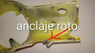 Tapa Manillar/Faro Vespa LX 50/125/150 Amarillo