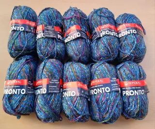 10 Ovillos Lana Mondial Pronto Stamped