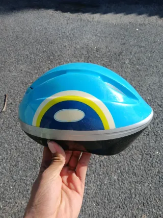 Casco Bicicleta Azul Infantil
