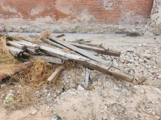 Vigas de madera para construcción